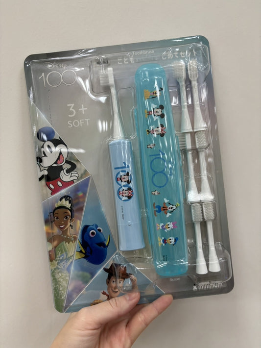 【空運〡預購】日本 Minimum 迪士尼 兒童電動牙刷組